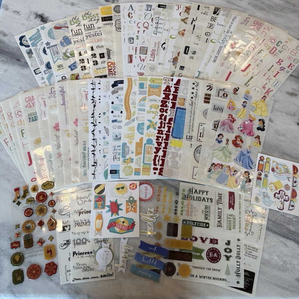 Creative Memories Lot of 70+ Mixed New & Partial Sheets Scrapbooking Stickers #3